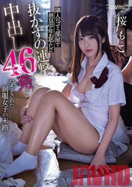 CAWD-178 Studio kawaii  My Neighbor Is A Dirty Old Man Who Lives In A Stinky, Smelly Apartment, And Now This Girl In A School Uniform Is Getting Pumped Full Of 46 Straight Creampie Cum Shots And Impregnated Like A Domesticated Bitch, And Finally ... Moko Sakura