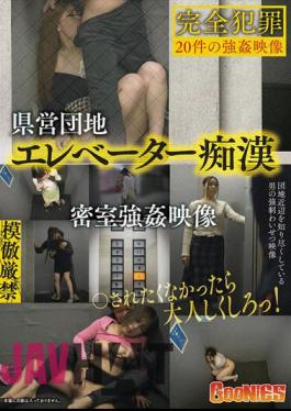 GNS-071 Prefectural Housing Complex Elevator Molester Behind Closed Doors Video