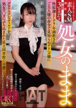 ACZD-144 A Librarian At A Prefectural Library Who Was Trained As A Sex Slave For 7 Years While Still A Virgin And Had A Grotesque Dildo Inserted Into Her Virgin Pussy By An Unknown Call Girl At The Behest Of Her Master.