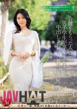 Mosaic JUQ-682 Married Woman Who Received A Duplicate Key Lived Alone In A Room Where A Male Student Was Creampied Until He Graduated. Jinguji Nao
